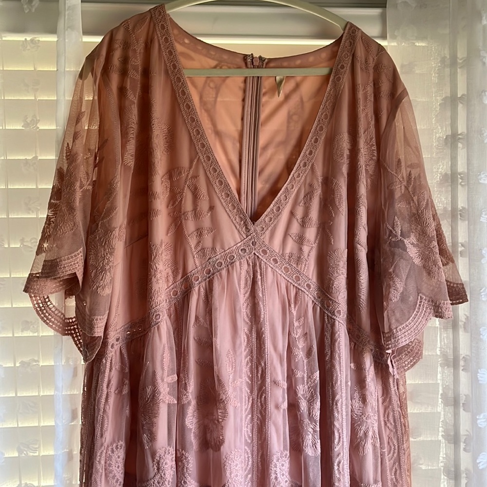 Pink Blush Maternity Dress 3x